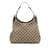 Brown Gucci GG Canvas Shoulder Bag Leather  ref.1238974