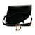 Saddle Bolsa de couro Dior preta com cinto de sela Preto  ref.1239008