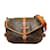 Saumur marrón con monograma de Louis Vuitton 30 Bolso crossbody Castaño Cuero  ref.1239051