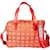 Bolsa Chanel Mini Linha de Viagem Vermelho Couro  ref.1239058