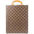 Louis Vuitton Canvas Monogram President Briefcase Brown Leather  ref.1239064