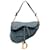 Dior Blue Oblique Denim Saddle Bag Cloth  ref.1239165