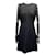 NEW CHRISTIAN DIOR DRESS 7to21E01to1166 T 40 M WOOL LACE LACE DRESS Black  ref.1239246