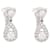 CHAUMET JOSEPHINE AUBE SPRING GOLD EARRINGS 18k diamond 6.1g Silvery White gold  ref.1239263