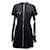 NEW LOUIS VUITTON ZIP DRESS SIZE 40 M IN BLACK WOOL NEW BLACK WOOL DRESS  ref.1239265