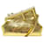FENDI FIRST SMALL HANDBAG 8BP129 GOLDEN LEATHER CROSSBODY HAND BAG  ref.1239290
