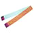 NEW LOUIS VUITTON SCARF MONOGRAM & STRIPED LAVALIERE HEADBAND M75855 SCARF Multiple colors Silk  ref.1239352