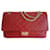 Bolsa Chanel 2.55 ROUGE Vermelho Couro  ref.1239385