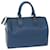 Louis Vuitton Epi Speedy 25 Bolsa de Mão Azul Toledo M43015 Autenticação de LV 65487 Couro  ref.1239792