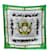 Hermès scarf Green Silk  ref.1239864