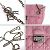 Borsa Dior Christian Dior Miss Dior Promenade in pelle rosa - vista 5