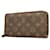 Louis Vuitton Portefeuille zippy Brown Cloth  ref.1240148