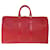 Louis Vuitton Keepall 45 Rosso Pelle  ref.1240176