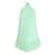 Mini-robe Alexis vert menthe avec bordure en plumes et poils Polyester  ref.1240231