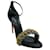 Alexandre Birman Nuvola / Sandali Francis con cinturino alla caviglia intrecciato in pelle nera Nero  ref.1240239