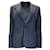 Ralph Lauren Collection Blazer en jean bleu à fines rayures Coton  ref.1240240