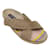 Pedro Garcia Oak Castoro Arizona Albina Slide Sandals Beige Suede  ref.1240254