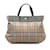 Tan Burberry House Check Tote Bag Camel Leather  ref.1240260
