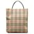 Tan Burberry House Check Tote Camel Leather  ref.1240308