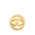 Broche Chanel CC de oro Dorado Metal  ref.1240312