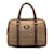 Braune Burberry Vintage Check Handtasche Leder  ref.1240315