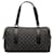 Graue Boston-Tasche aus Gucci-GG-Canvas Leder  ref.1240320