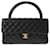 Classique Chanel Matrasse Cuir Noir  ref.1240477