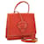 LOEWE Hand Bag Leather 2Way Red Auth am2234S  ref.1240539