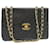 CHANEL Deca Matelasse Turn Lock Chain Shoulder Bag Lamb Skin Black CC ar5950A Leather  ref.1240559