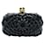 Alexander Mcqueen Black Braided Box Clutch with Skull Leather  ref.1240580