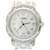 Relógio Hermès 12 Diamond Stones Silver Tone Stainless Auth 18908UMA Metálico Metal  ref.1240592