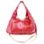 Furla Bolso Burdeos con Correa Roja Cuero  ref.1240610