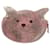 Furla Rosa Reißverschlussbeutel in Katzenform Pink Leder  ref.1240619