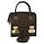 FENDI Zucca Canvas Hand Bag 2way Brown Black Auth am3888A Cloth  ref.1240625