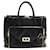 Diane Von Furstenberg Black leather / Ostrich Tote Bag with Golden Hardware  ref.1240652