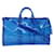 LOUIS VUITTON Monogram Vinyl Keepall Bandouliere 50 Bag Blue M53272 auth 46351A Plastic  ref.1240709