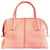 Tod's Rosafarbene Piccolo-Bauletto-Tasche aus Schlangenleder im D-Stil Pink  ref.1240807