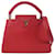 Louis Vuitton Red Taurillon Capucines BB Leather Pony-style calfskin  ref.1240897