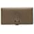 Hermès Hermes Brown Epsom Bearn Wallet Taupe Leather Pony-style calfskin  ref.1240899