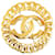 Chanel Gold CC Brosche Golden Metall Vergoldet  ref.1240905