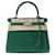 Hermès Hermes Verde 2023 Togo Kelly Retorno 25 Couro Bezerro-como bezerro  ref.1240907