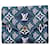 Louis Vuitton Blau seit 1854 Victorine Wallet Leinwand Tuch  ref.1240908