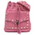 Bolso bombonera rosa Rockstud de Valentino Cuero Becerro  ref.1240913