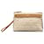 Dior Brown Large Shearling Caro Pouch Beige Suede Leather Fur  ref.1240931