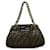 Borsa Fendi Zucca Mia marrone metallizzata piccola Tela Panno  ref.1240946