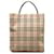 Burberry Brown House Check Tote Beige Cloth Cloth  ref.1240949