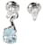 Boucles d'oreilles pendantes Dior Moyenne Joaillerie Diorama 18K or blanc 0.8 ctw Métal Argenté Métallisé  ref.1240979