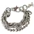 DOLCE & GABBANA silver steel lined chain bracelet Silvery  ref.1241089