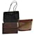 BALLY Shoulder Hand Bag Leather 3Set Black Brown Auth bs11675  ref.1241256