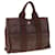 Hermès HERMES Fourre Tout PM Hand Bag Canvas Brown Auth bs11842 Cloth  ref.1241276